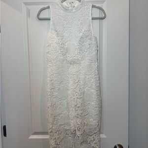 ASTR the Label White Lace Dress